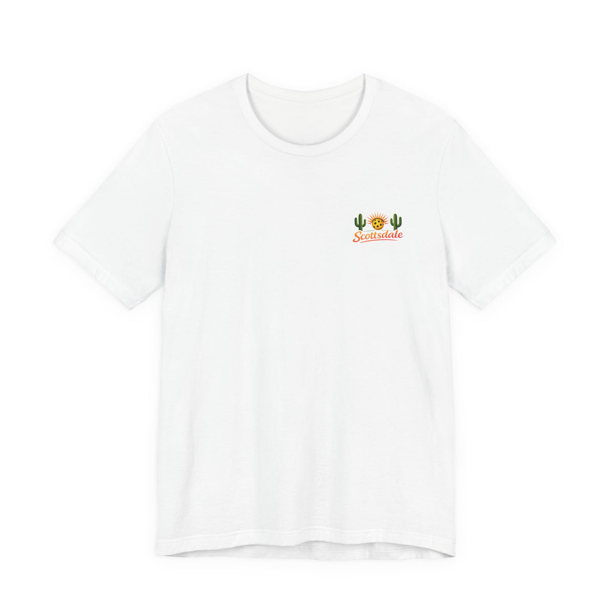 I Got Pickled in Scottsdale™ | Pickleball Souvenir T-Shirt | Desert Sunset Graphic Tee