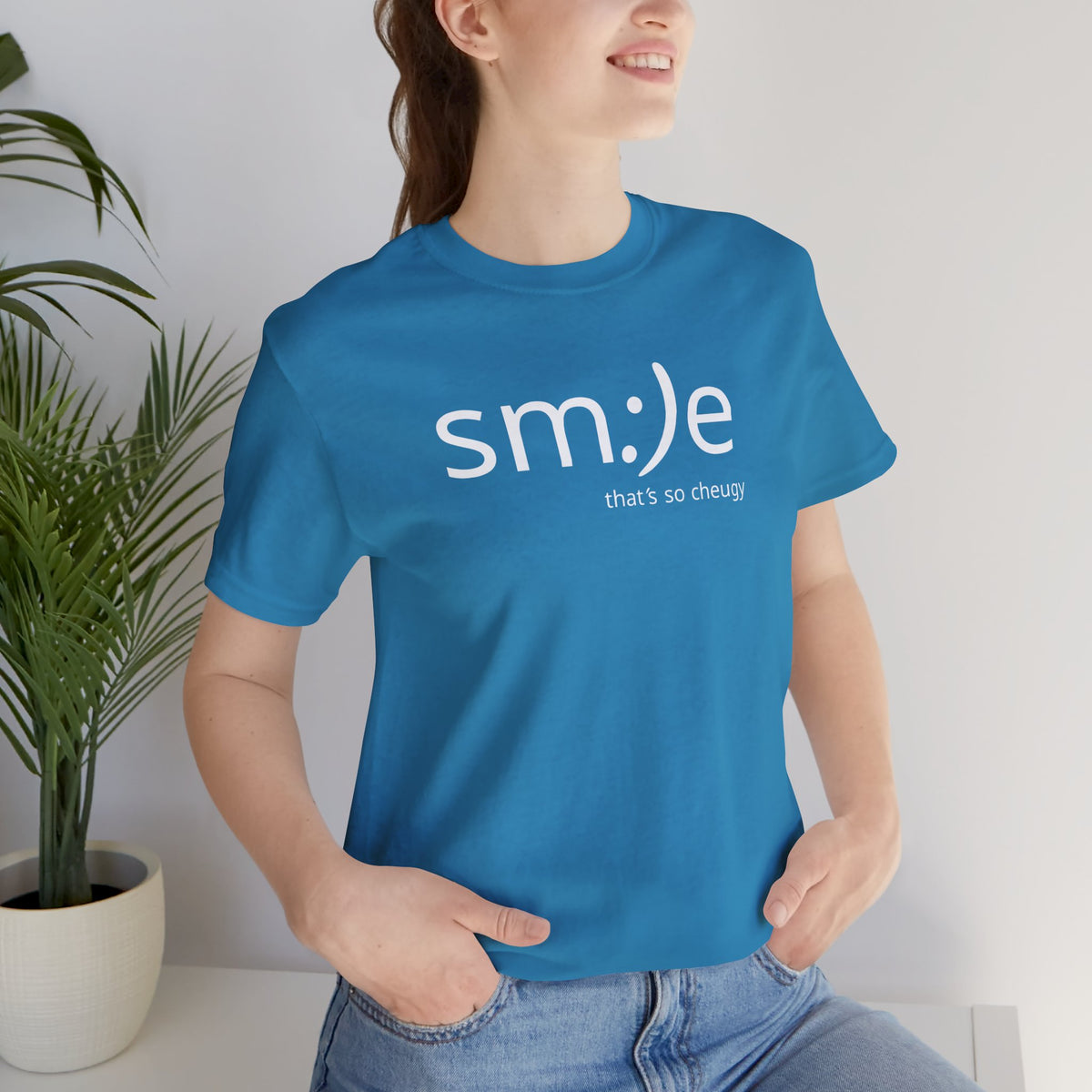sm:)e Playful Unisex Tee | Smile That's So Cheugy | Graphic Streetwear