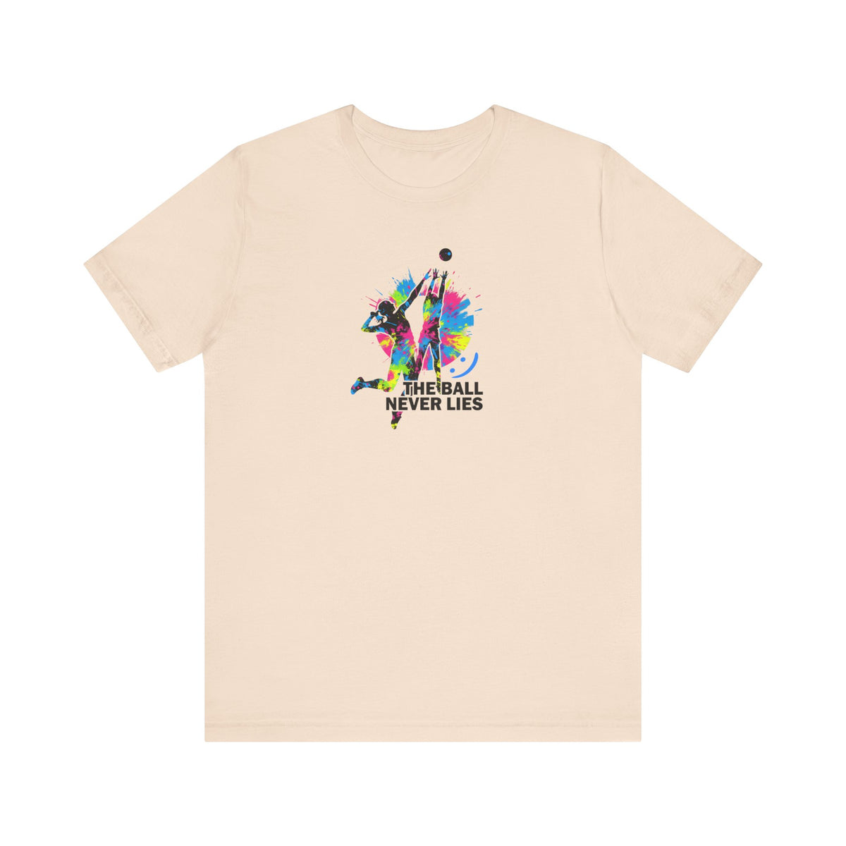 The Ball Never Lies - Volleyball Streetwear Tee | Unisex Statement Shirt