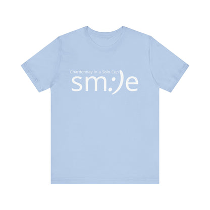 Chardonnay in a Solo Cup T-Shirt | Trendy Statement Tee | sm:)e Confidence Wear