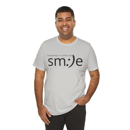 Chardonnay in a Solo Cup | sm:)e Funny Wine Statement Tee