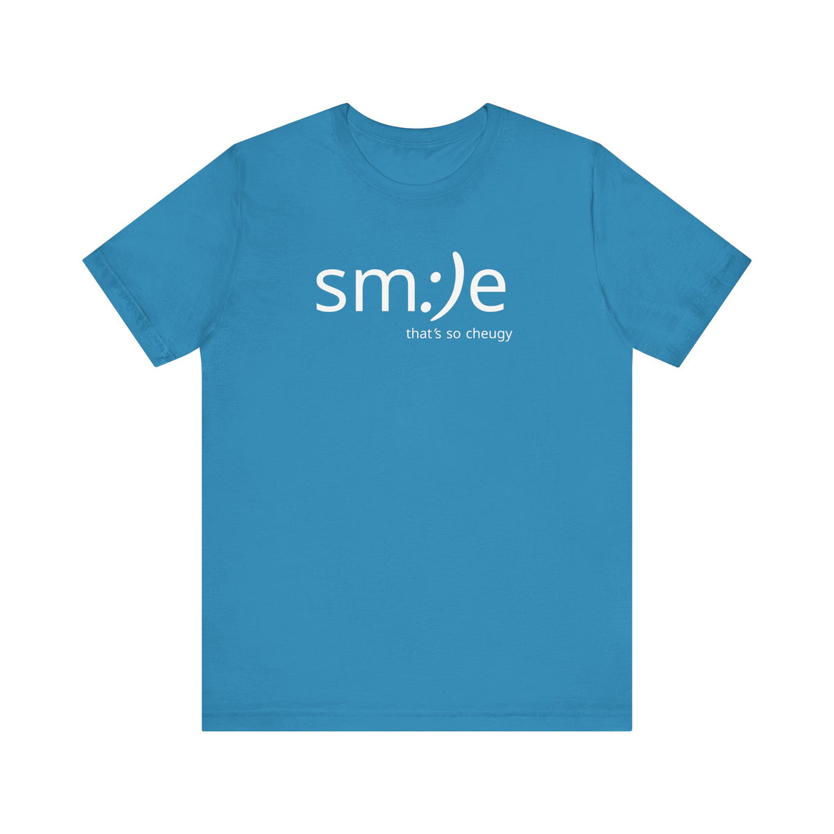 sm:)e Playful Unisex Tee | Smile That's So Cheugy | Graphic Streetwear