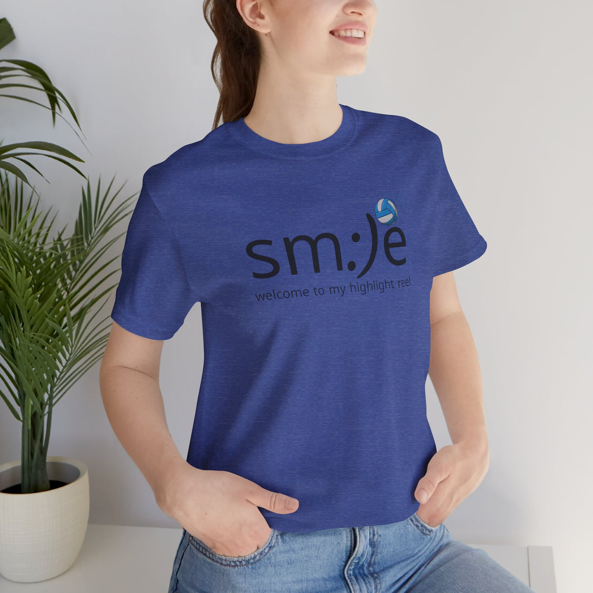 sm:)e Welcome to My Highlight Reel Volleyball T-Shirt | Funny Motivational Unisex Tee