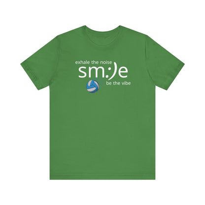 sm:)e Exhale the Noise Volleyball Tee | Athletic Mindful Streetwear | Positive Vibe Court Confidence