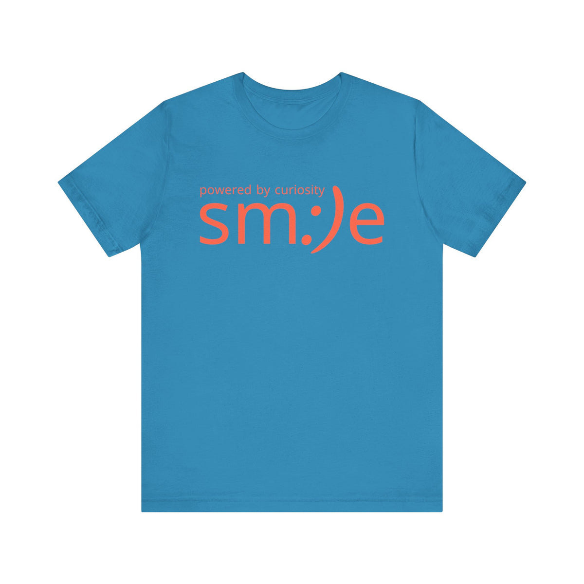 sm:)e Powered by Curiosity Tee | Wonder-Driven Streetwear | Unisex Motivational Graphic Shirt