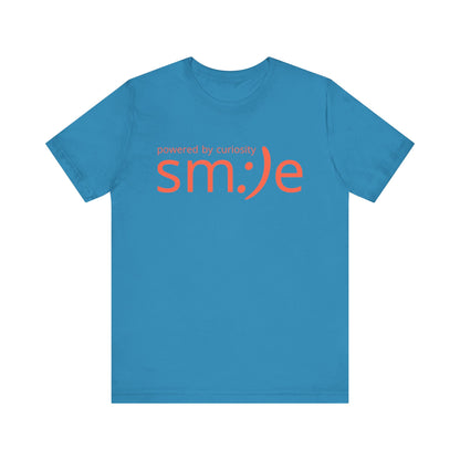 sm:)e Powered by Curiosity Tee | Wonder-Driven Streetwear | Unisex Motivational Graphic Shirt