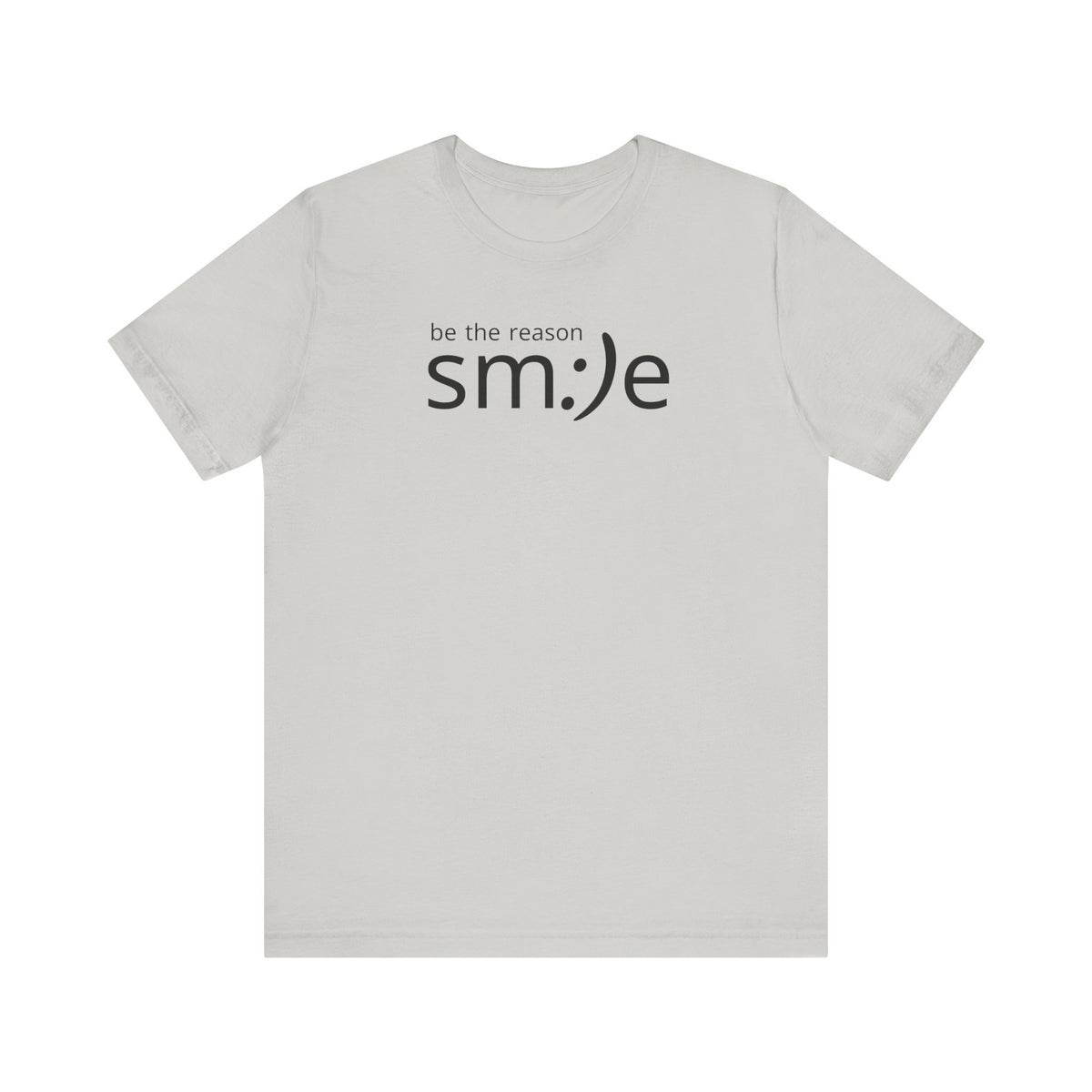 sm:)e Be the Reason Smile Tee - Positive Energy Streetwear, Inspirational Gift, Confidence Booster
