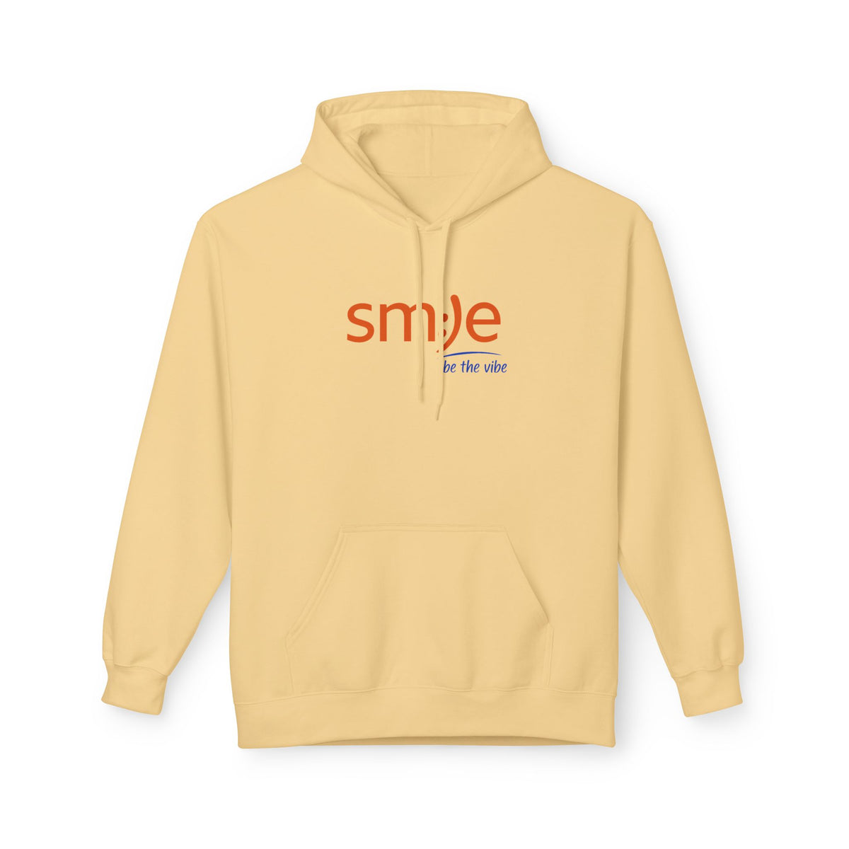 sm:)e Be Vibe Hoodie - Motivational Streetwear, Cozy Confidence Booster, Unisex Fleece Sweatshirt