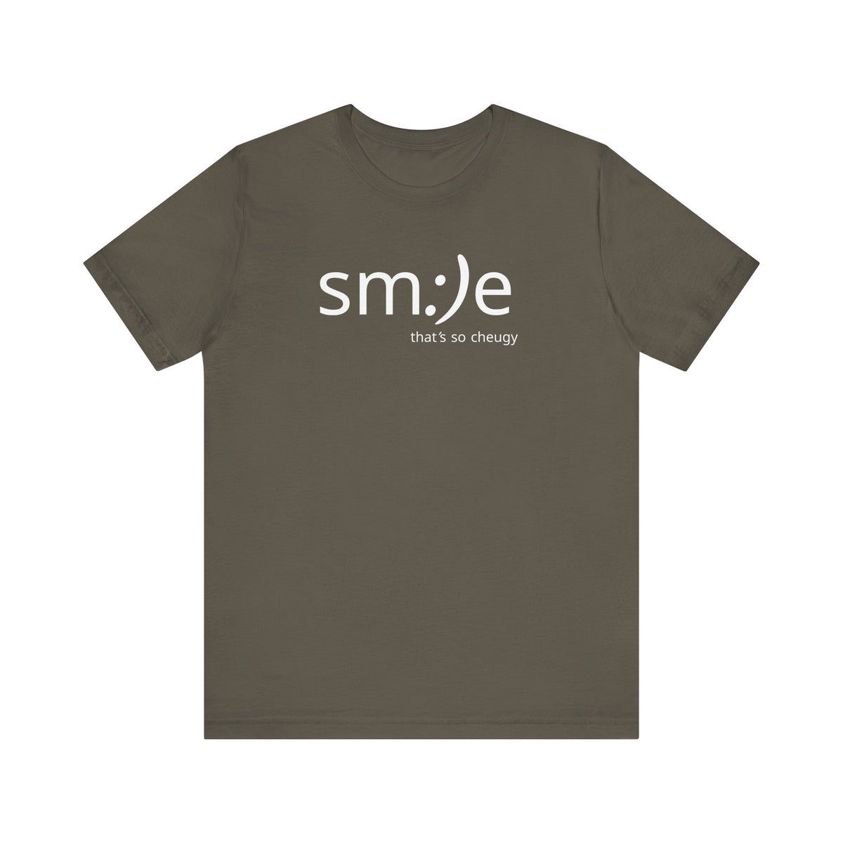 sm:)e Playful Unisex Tee | Smile That's So Cheugy | Graphic Streetwear