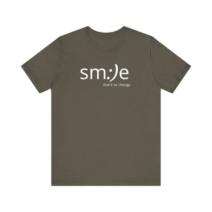 sm:)e Playful Unisex Tee | Smile That's So Cheugy | Graphic Streetwear