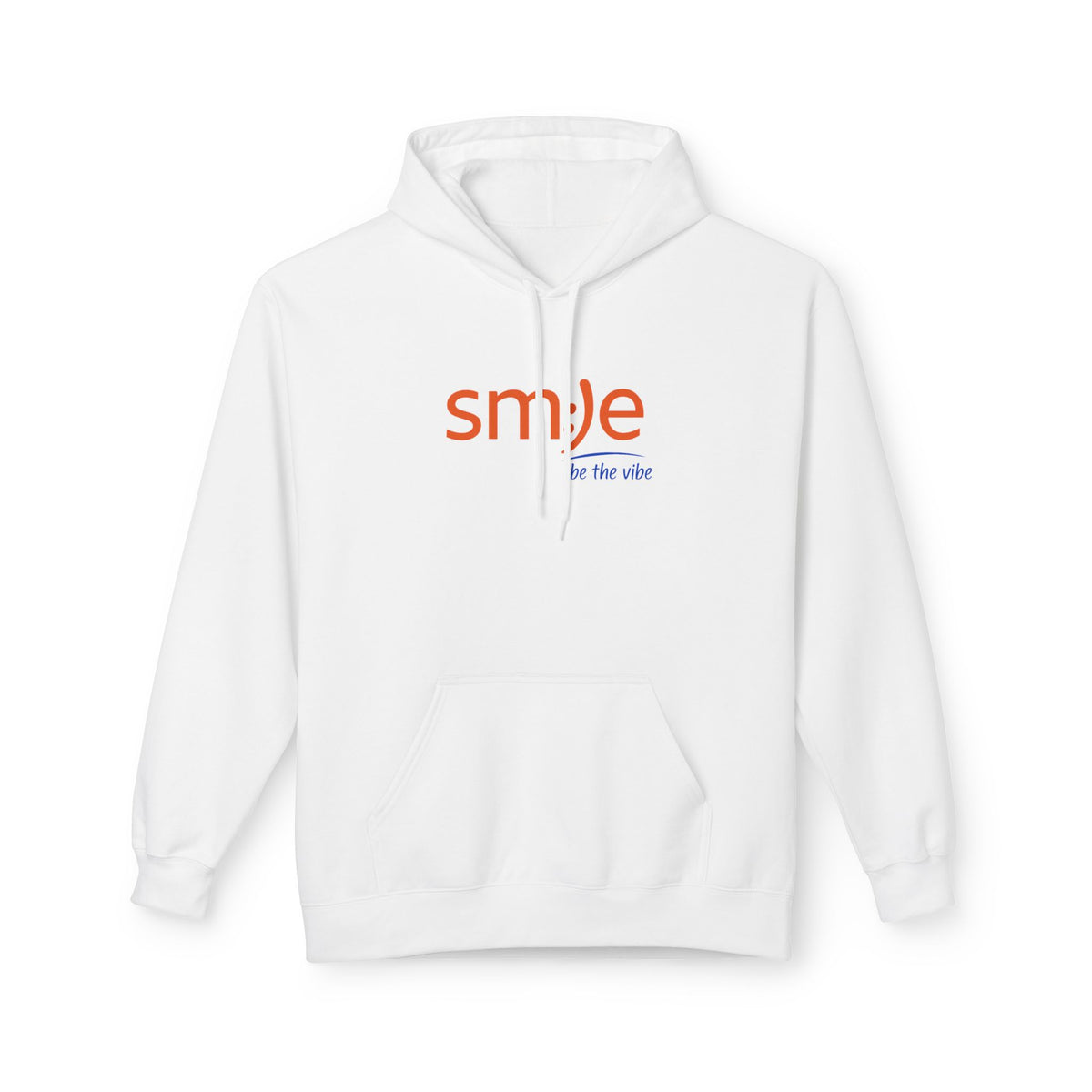 sm:)e Be Vibe Hoodie - Motivational Streetwear, Cozy Confidence Booster, Unisex Fleece Sweatshirt