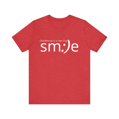 Chardonnay in a Solo Cup T-Shirt | Trendy Statement Tee | sm:)e Confidence Wear