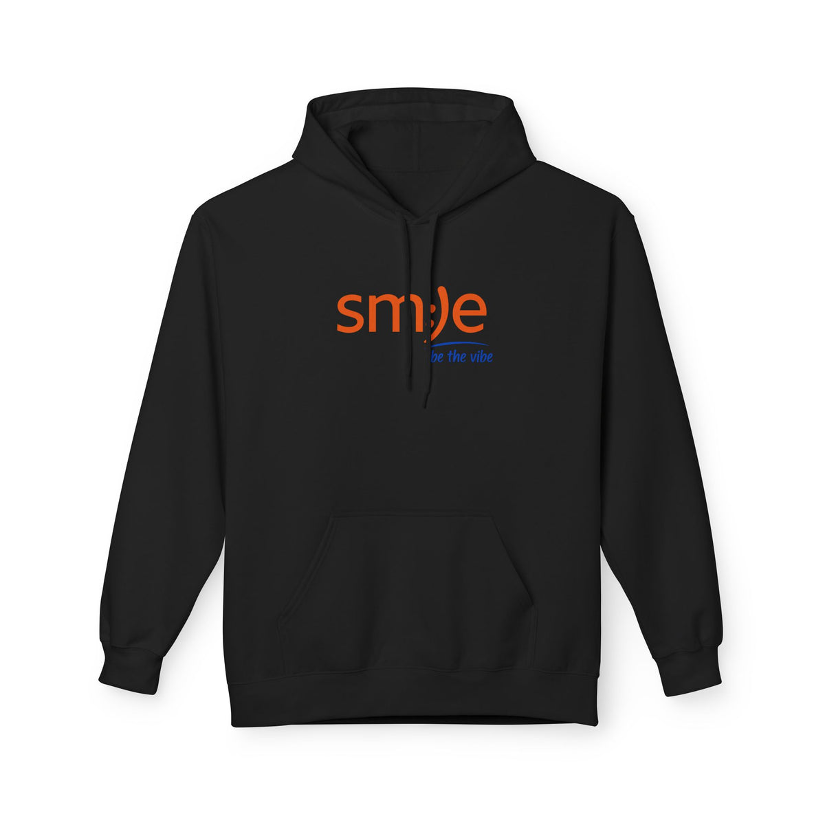 sm:)e Be Vibe Hoodie - Motivational Streetwear, Cozy Confidence Booster, Unisex Fleece Sweatshirt