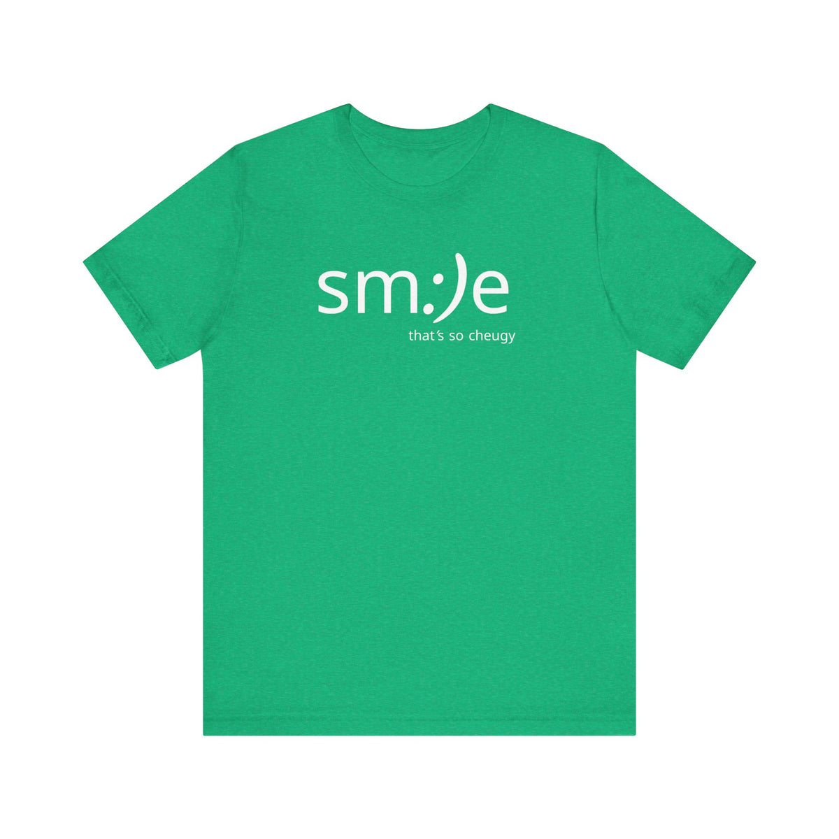 sm:)e Playful Unisex Tee | Smile That's So Cheugy | Graphic Streetwear