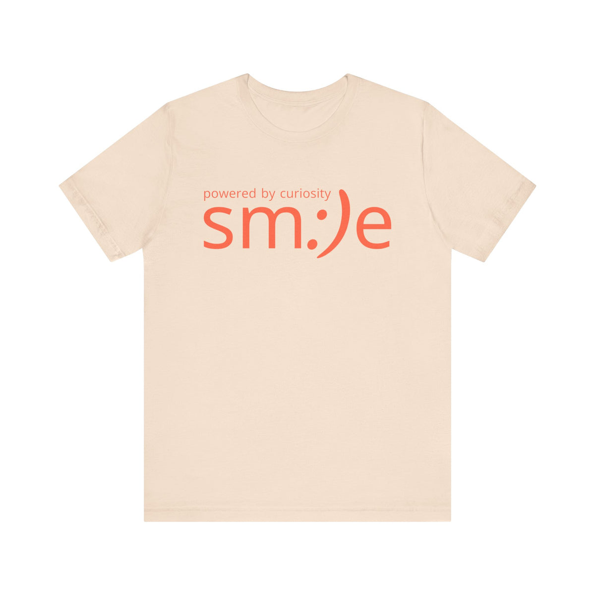 sm:)e Powered by Curiosity Tee | Wonder-Driven Streetwear | Unisex Motivational Graphic Shirt