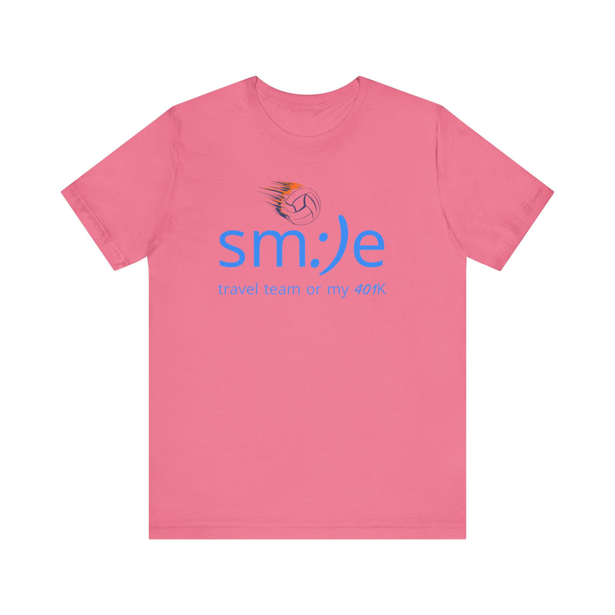 Smile Travel Team - My 401k is Volleyball | Parent Life Streetwear | Volleyball Mom Dad Tee