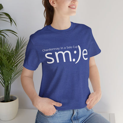 Chardonnay in a Solo Cup T-Shirt | Trendy Statement Tee | sm:)e Confidence Wear