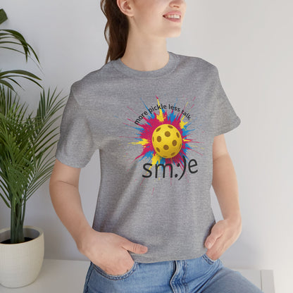 More Pickle Less Talk - Pickleball Tee | Let Your Game Speak