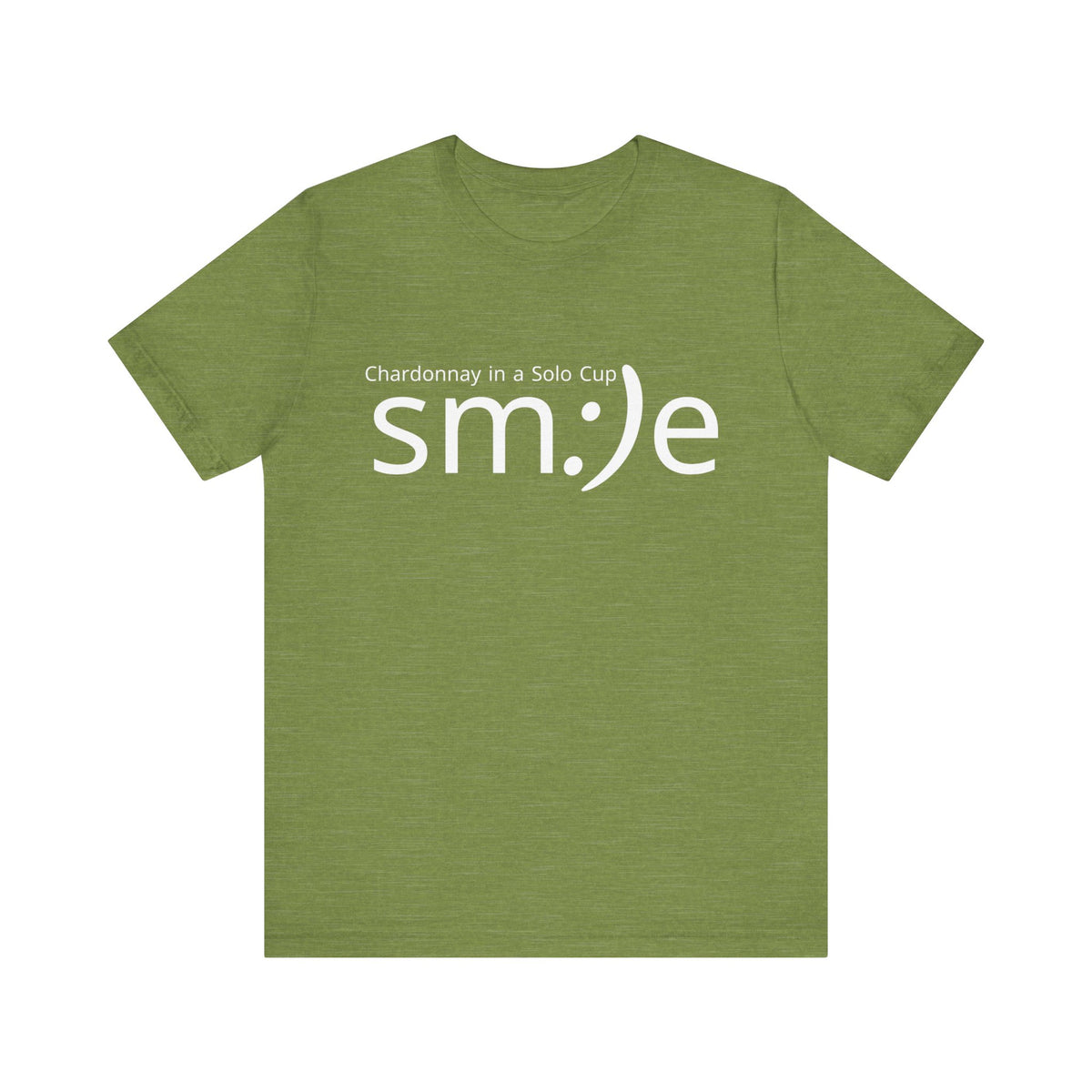 Chardonnay in a Solo Cup T-Shirt | Trendy Statement Tee | sm:)e Confidence Wear