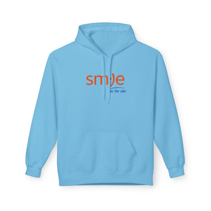 sm:)e Be Vibe Hoodie - Motivational Streetwear, Cozy Confidence Booster, Unisex Fleece Sweatshirt