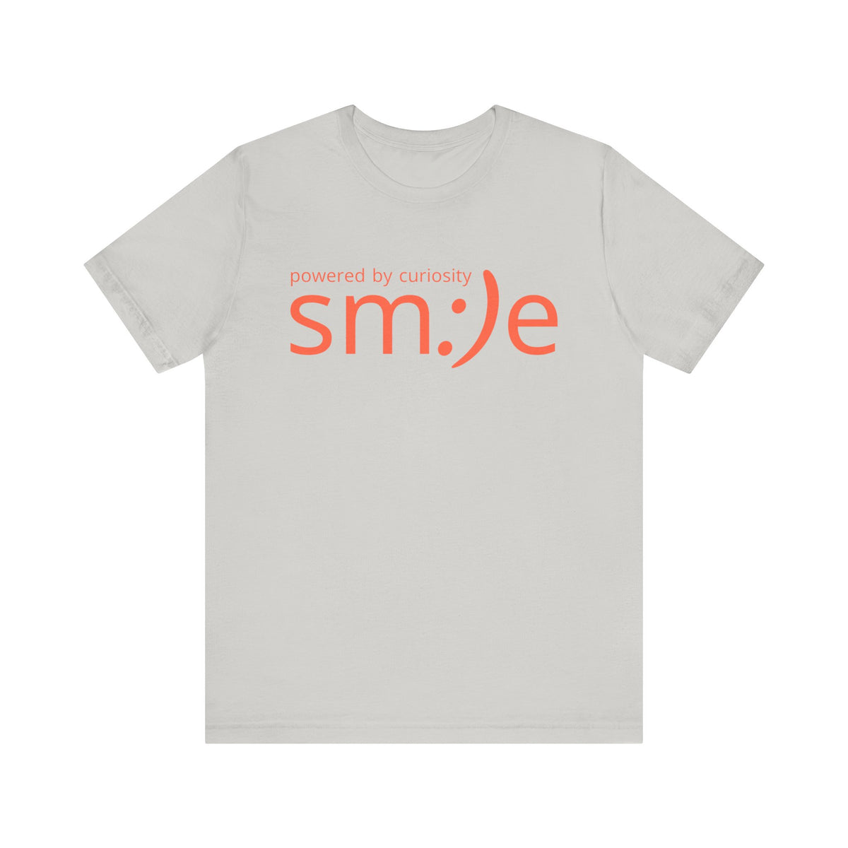 sm:)e Powered by Curiosity Tee | Wonder-Driven Streetwear | Unisex Motivational Graphic Shirt
