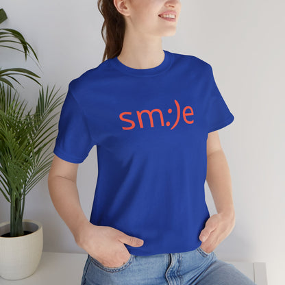 sm:)e Smile T-Shirt | Positive Vibes Streetwear | Unisex Summer Statement Gift