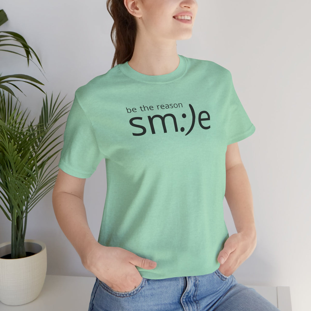 sm:)e Be the Reason Tee | Positive Impact Streetwear | Inspirational Unisex Graphic Shirt