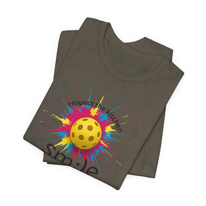 Respect the Kitchen - Pickleball Tee | Court Dominance Statement