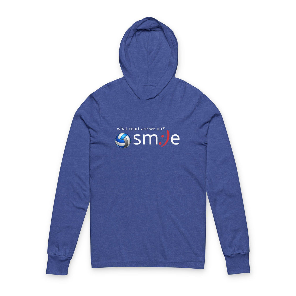 What Court Are We On? sm:)e Volleyball Hoodie - Tournament Confusion Tee
