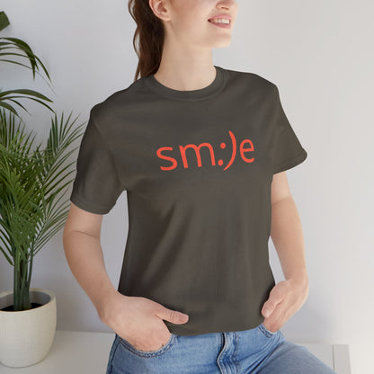 sm:)e Smile T-Shirt | Positive Vibes Streetwear | Unisex Summer Statement Gift
