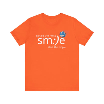 Exhale the Noise sm:)e Start the Ripple | Volleyball Jersey Tee