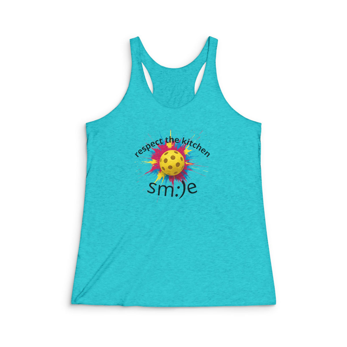 Respect the Kitchen Pickleball Tank | Racerback Statement Shirt