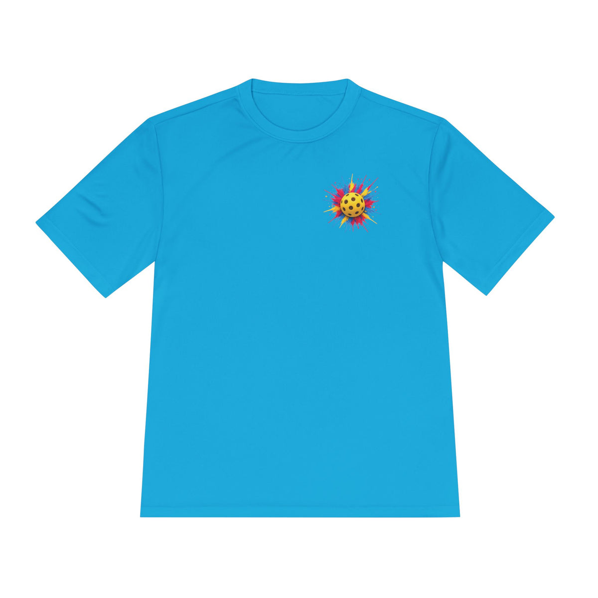 Pickleball Tee — “No 'Sorry's' in Pickleball” Moisture-Wicking Athletic Shirt
