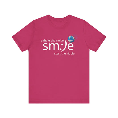 Exhale the Noise sm:)e Volleyball Jersey | Unisex Athletic Streetwear | Court Confidence Tee
