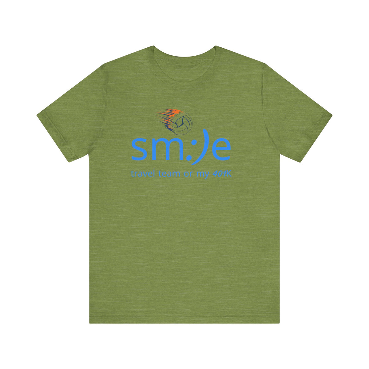 Smile Travel Team - My 401k is Volleyball | Parent Life Streetwear | Volleyball Mom Dad Tee