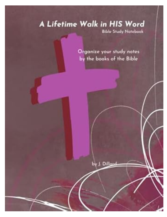 Bible Study Notebook - Organized by Book | Faith Journey Companion