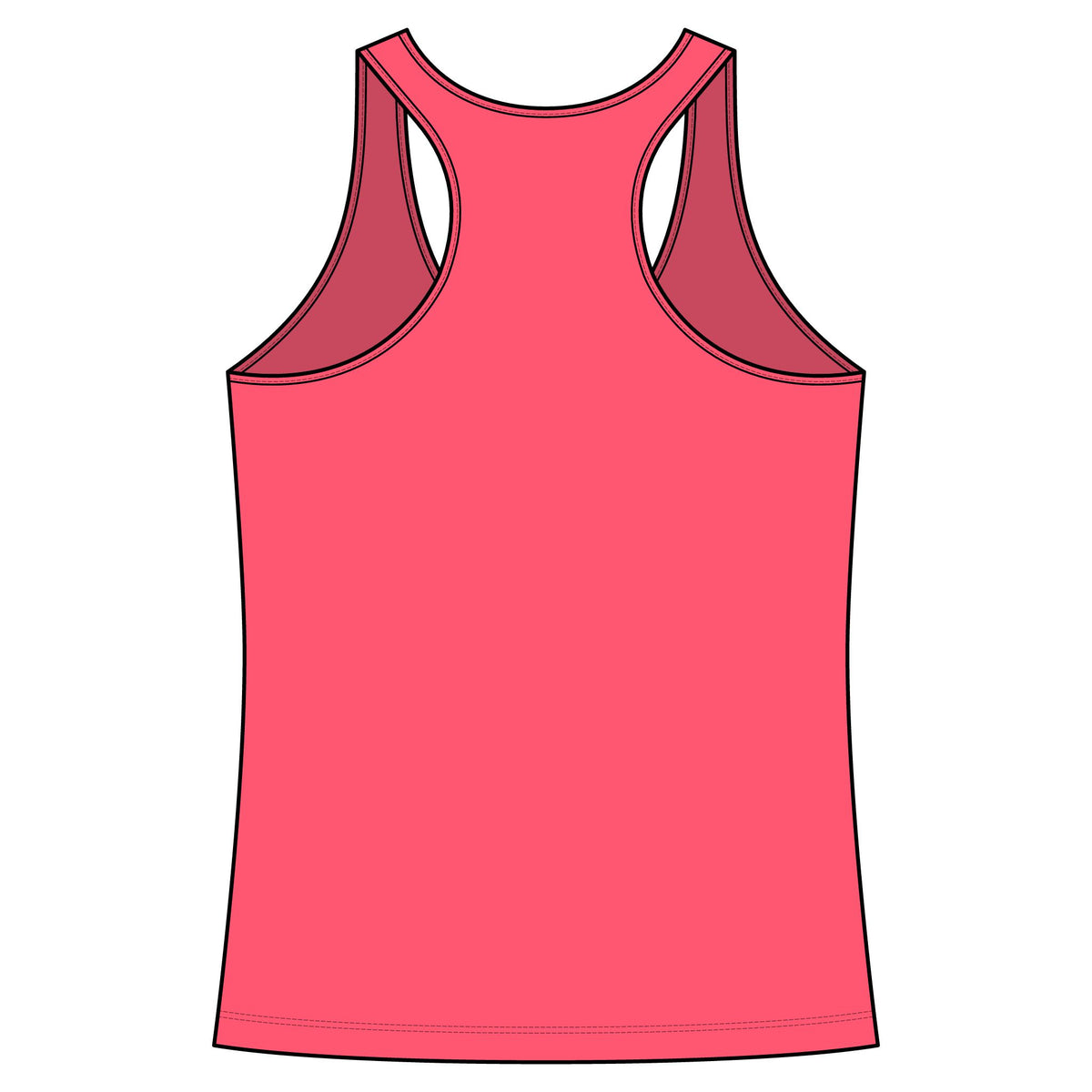 Volleyball Splash Women's Racerback Tank - "The Ball Never Lies"- Moisture wicking