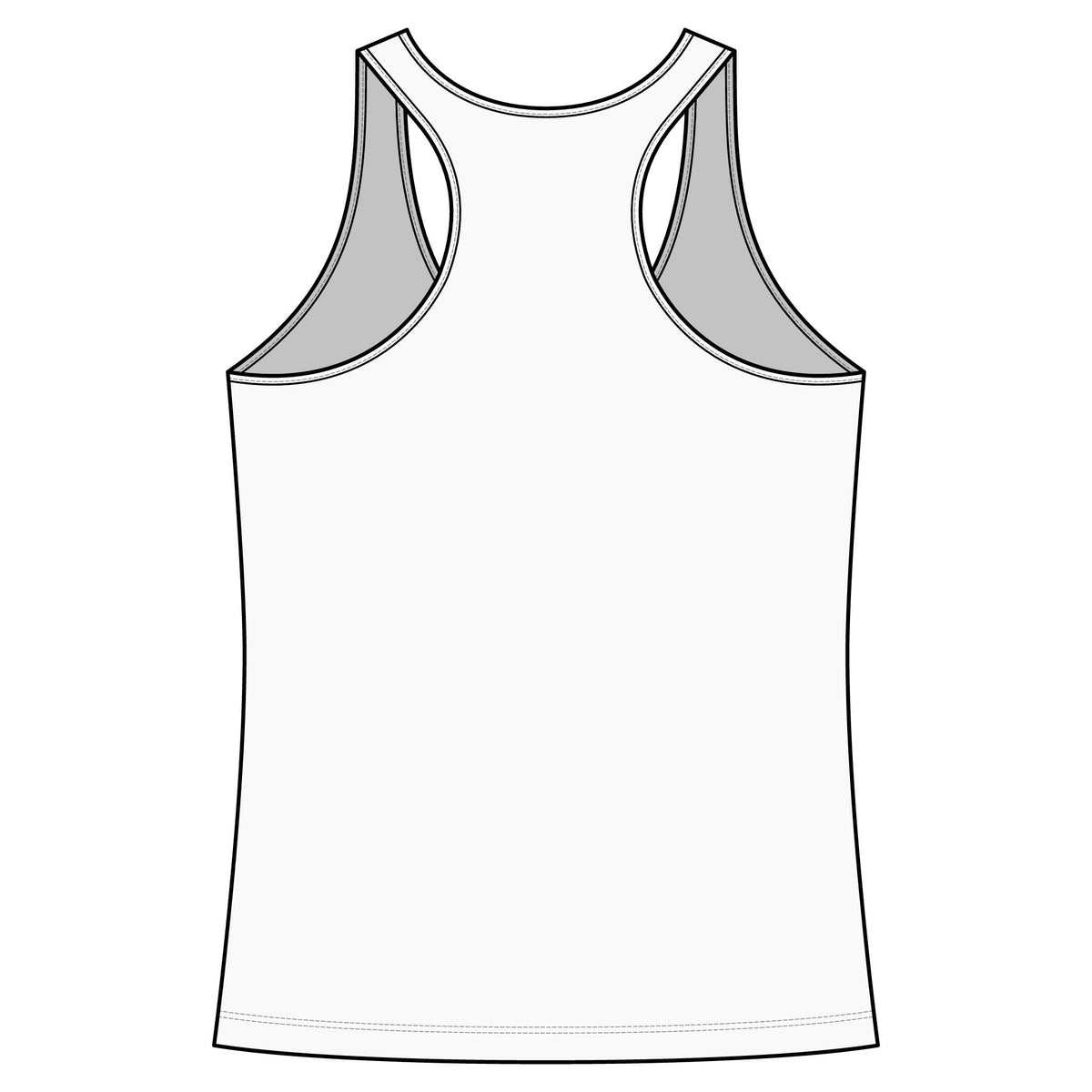 Volleyball Splash Women's Racerback Tank - "The Ball Never Lies"- Moisture wicking