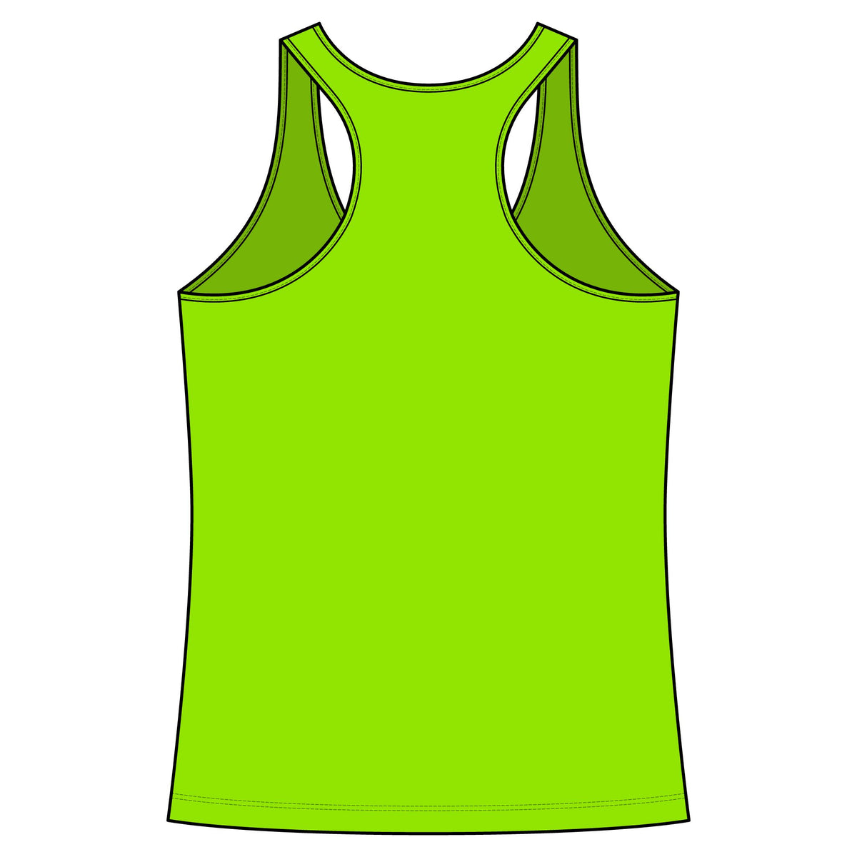 Volleyball Splash Women's Racerback Tank - "The Ball Never Lies"- Moisture wicking
