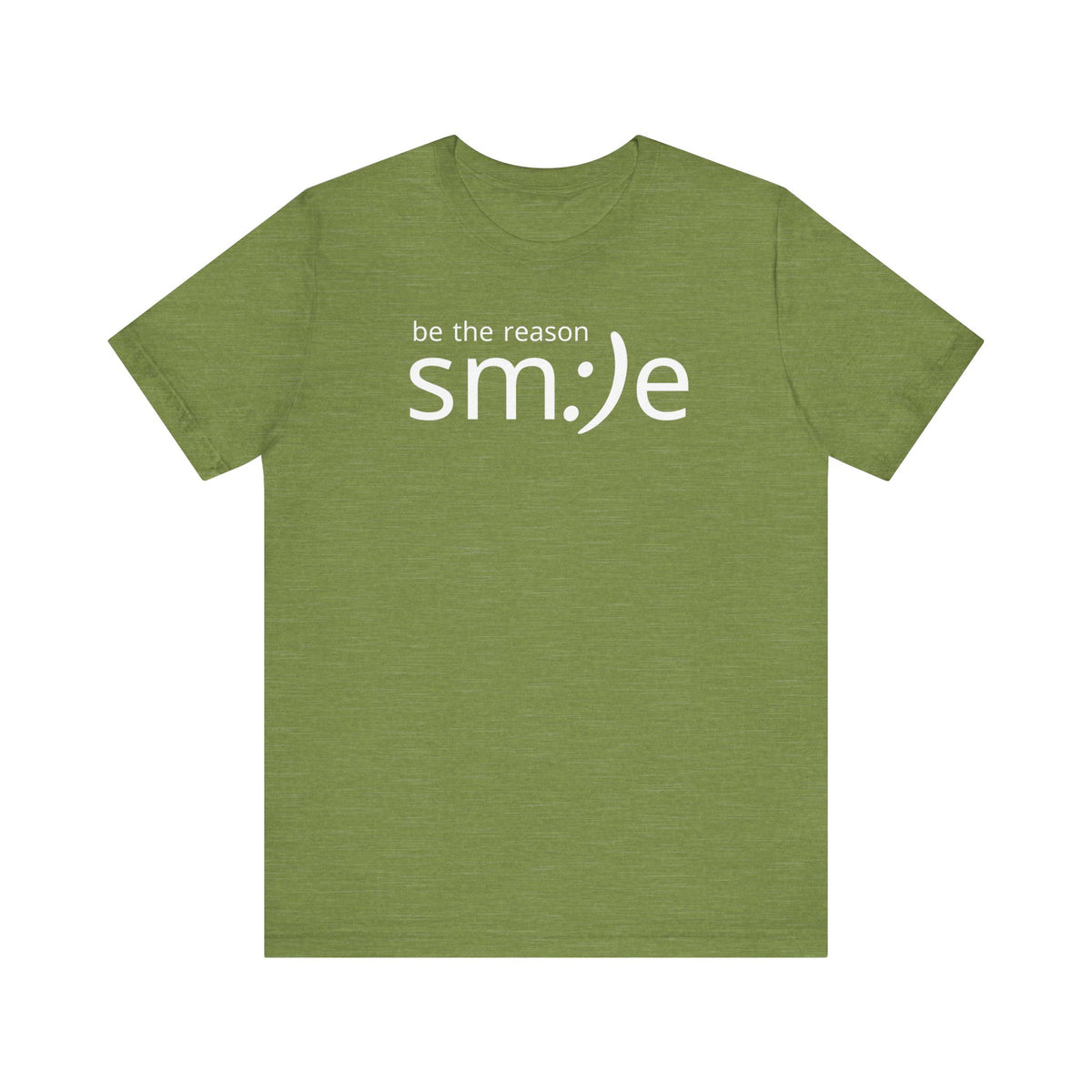 Be the Reason sm:)e T-Shirt | Inspirational Statement Tee | Trendy Unisex Streetwear