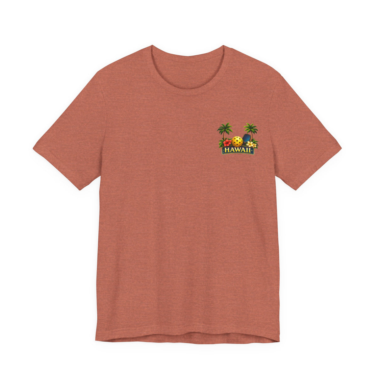 Hawaii Sunset Pickleball Tee | Tropical Beach Graphic T-Shirt