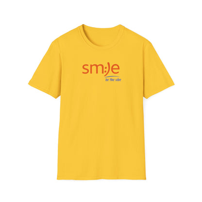 sm:)le Be the Vibe Softstyle Tee - Positive Energy Streetwear, Confidence Booster, Unisex Graphic Shirt