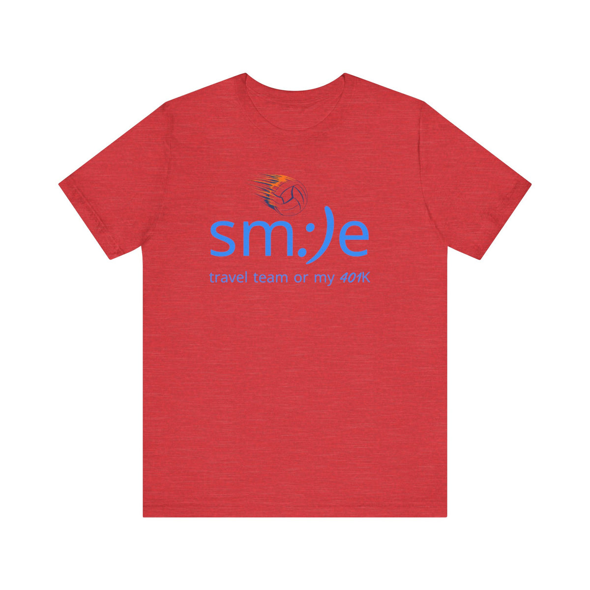 Smile Travel Team - My 401k is Volleyball | Parent Life Streetwear | Volleyball Mom Dad Tee