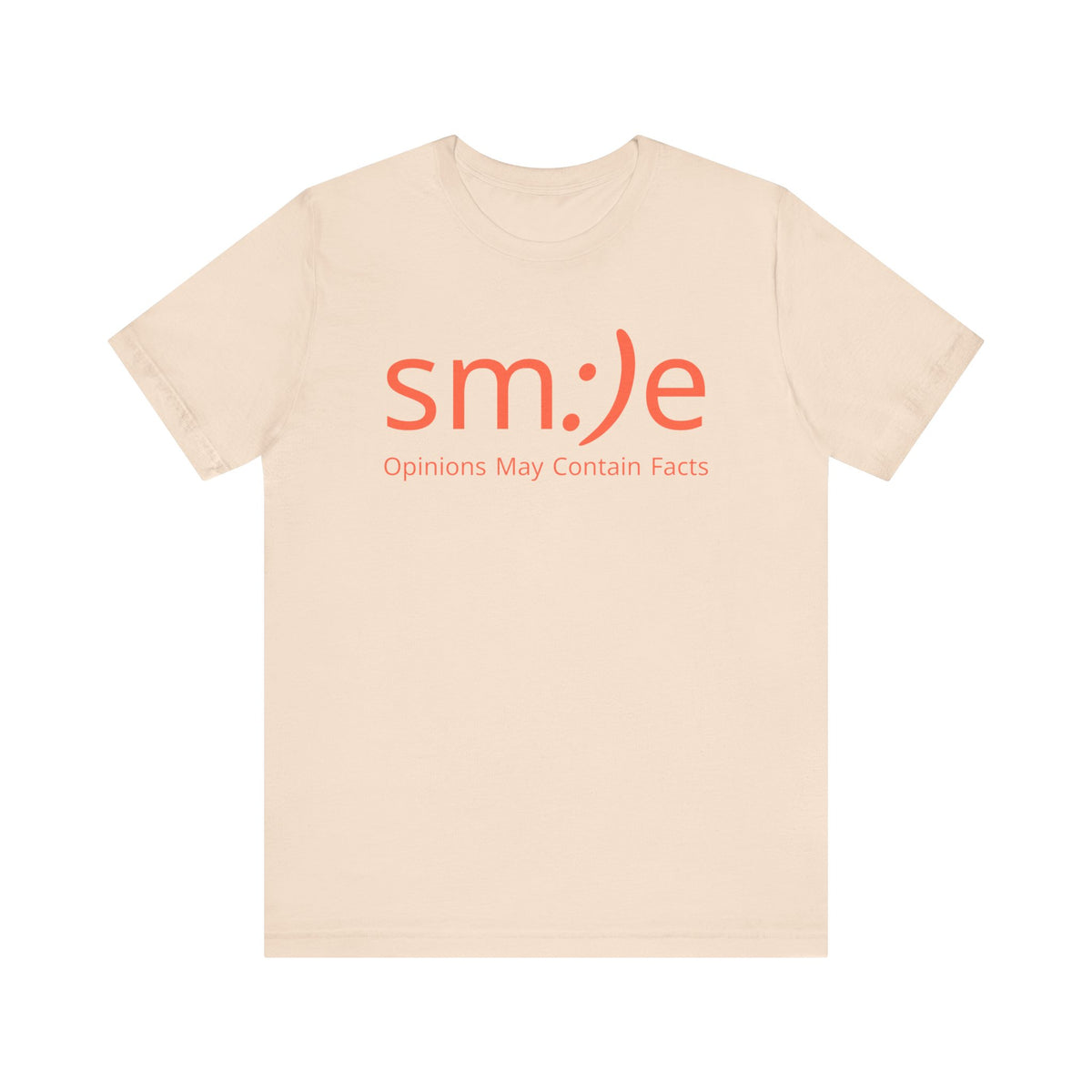 sm:)e Opinions May Contain Facts Tee | Sassy Humor Streetwear | Funny Conversation Starter Shirt