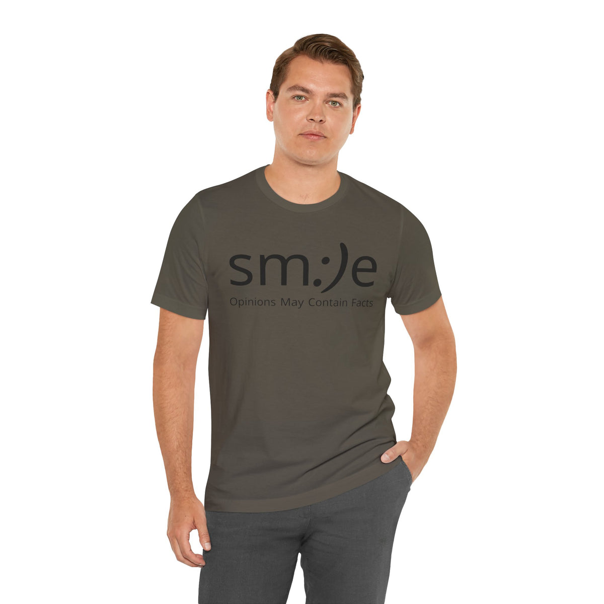 sm:)e Opinions May Contain Facts | Funny Streetwear Graphic Tee