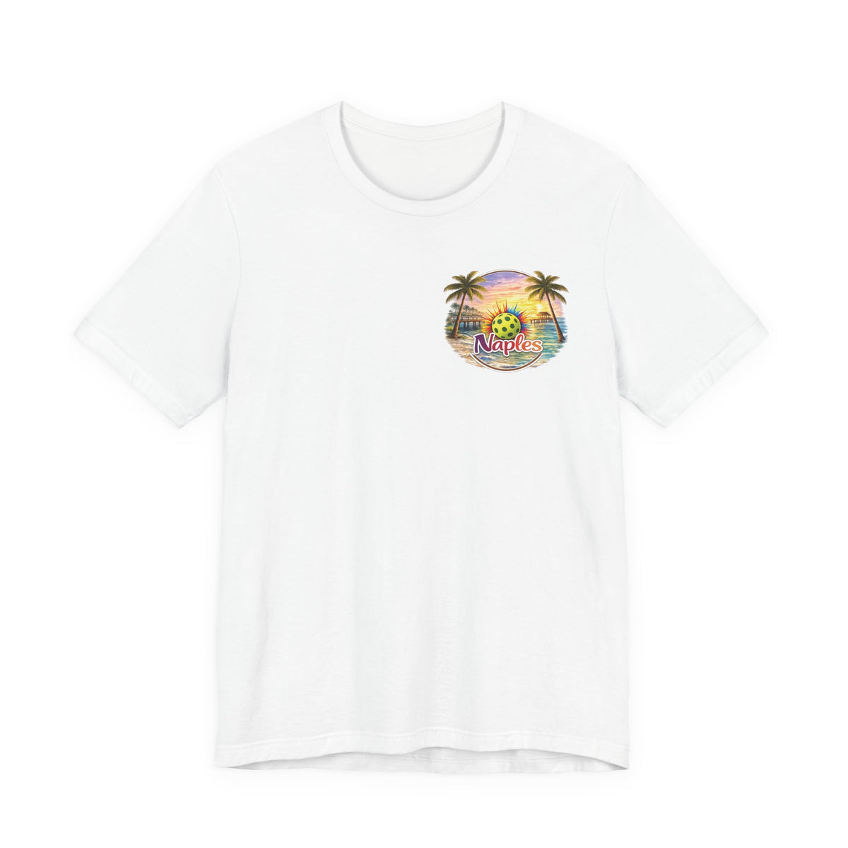 I Got Pickled in Naples — Front & Back Pickleball Tee | sm:)e