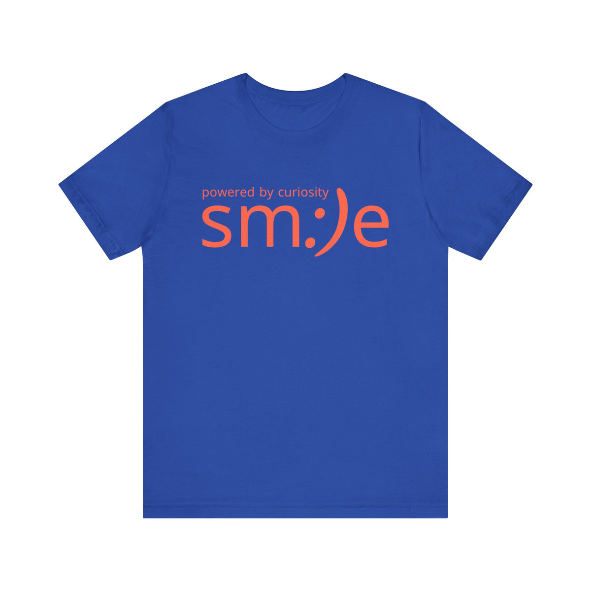 sm:)e Powered by Curiosity Tee | Wonder-Driven Streetwear | Unisex Motivational Graphic Shirt