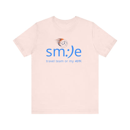 Smile Travel Team - My 401k is Volleyball | Parent Life Streetwear | Volleyball Mom Dad Tee