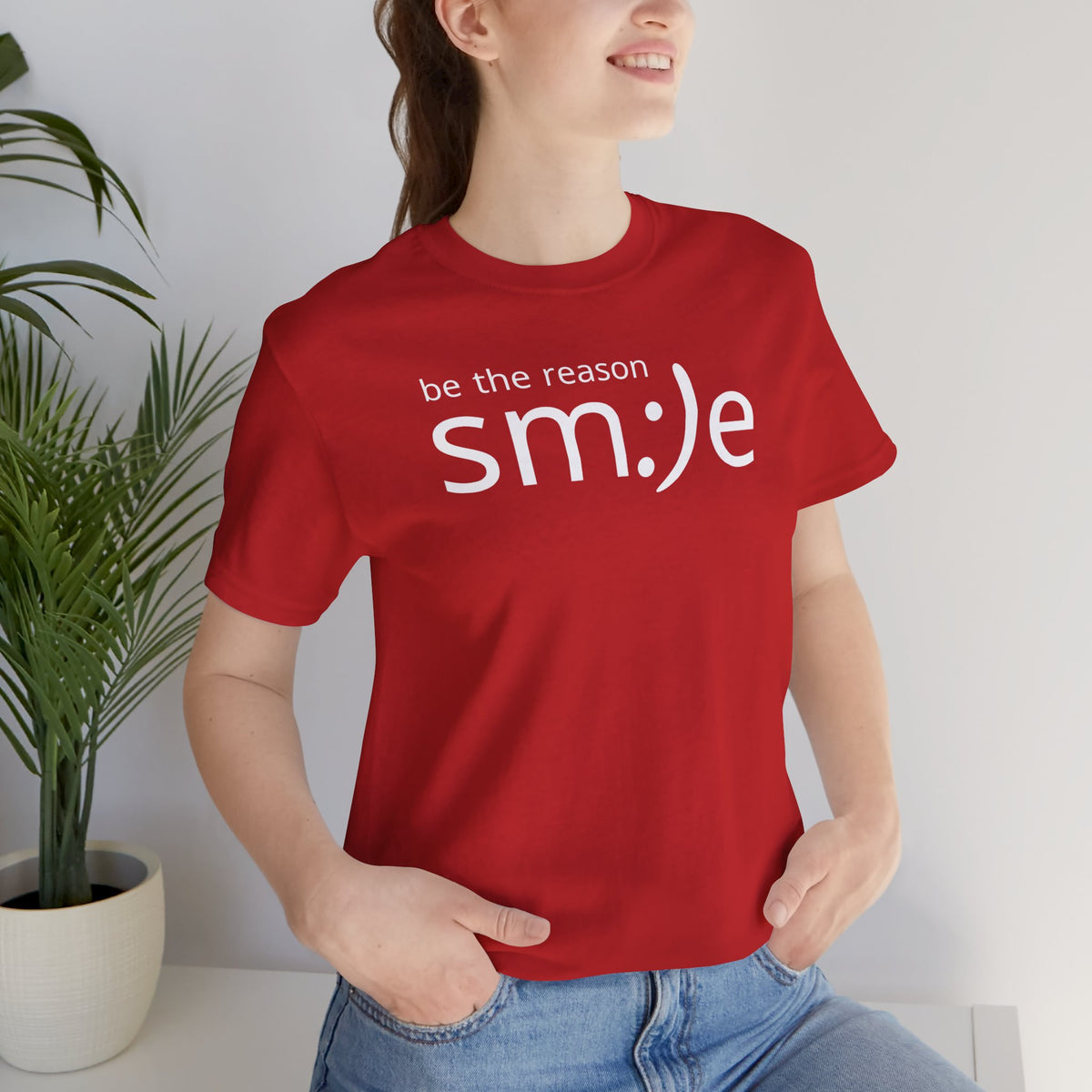 Be the Reason sm:)e T-Shirt | Inspirational Statement Tee | Trendy Unisex Streetwear