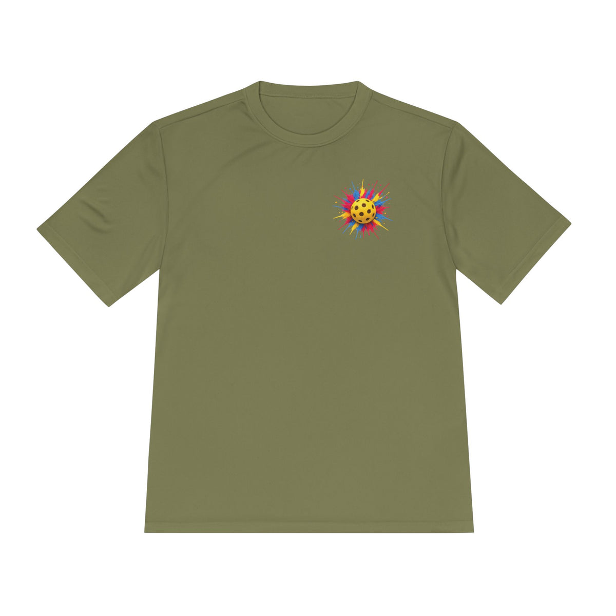 Pickleball Tee — “No 'Sorry's' in Pickleball” Moisture-Wicking Athletic Shirt